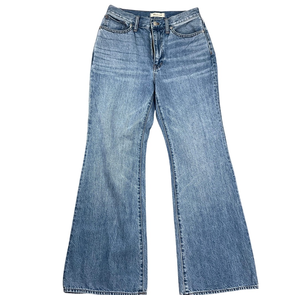 Madewell Jeans Womens 29W 31L Blue Fade Flare Leg Skater Hip Hop Hippie Denim